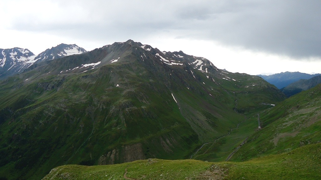 Monte Vago seen from the normal route to Monte Breva