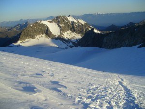 On Bishorn glacier