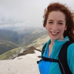 Ivana: selfie on the summit of Monte Breva.