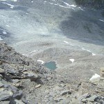 Valley of glacier Ecoulaies.