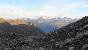 Route to Breithorn Simplon.