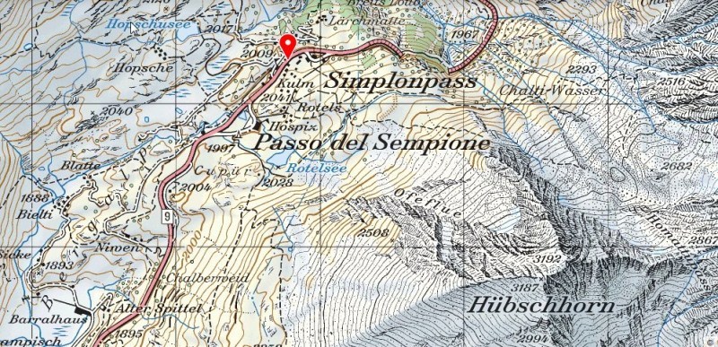 Hubschhorn map