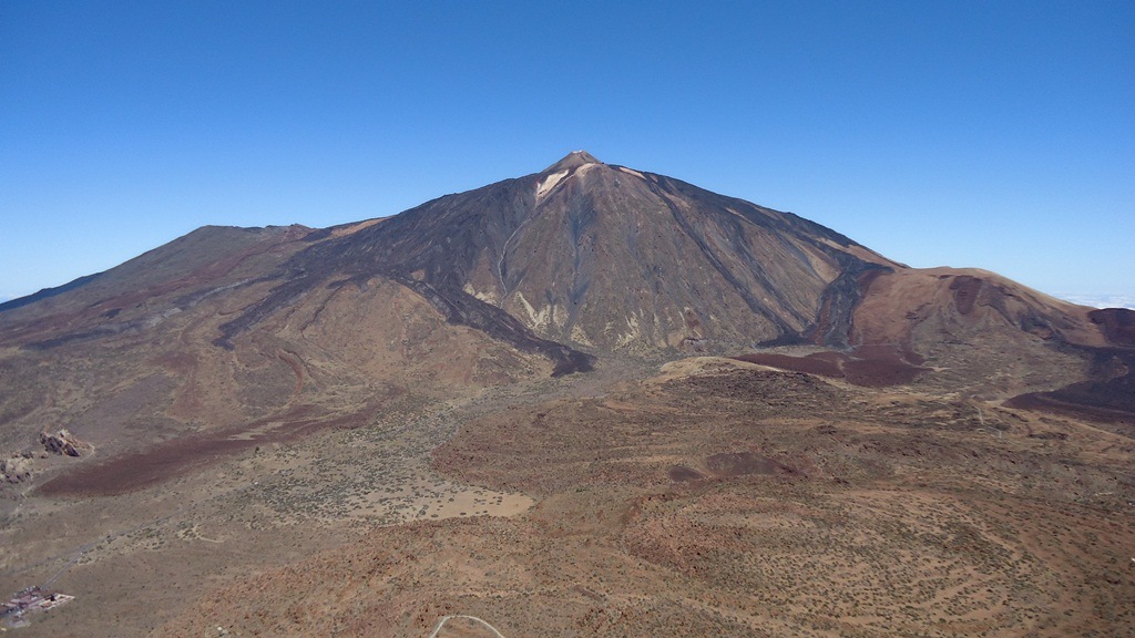 Teide seen from Guajara mountain.