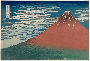Hokusai: Red Fuji