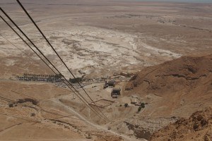 Masada - view from cable car