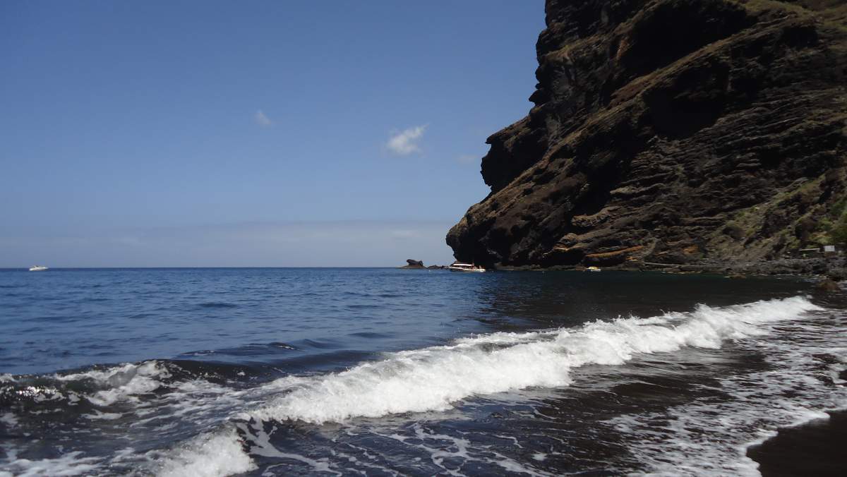 Masca valley - at the ocean.