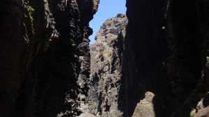 Masca valley Tenerife - narrow passages