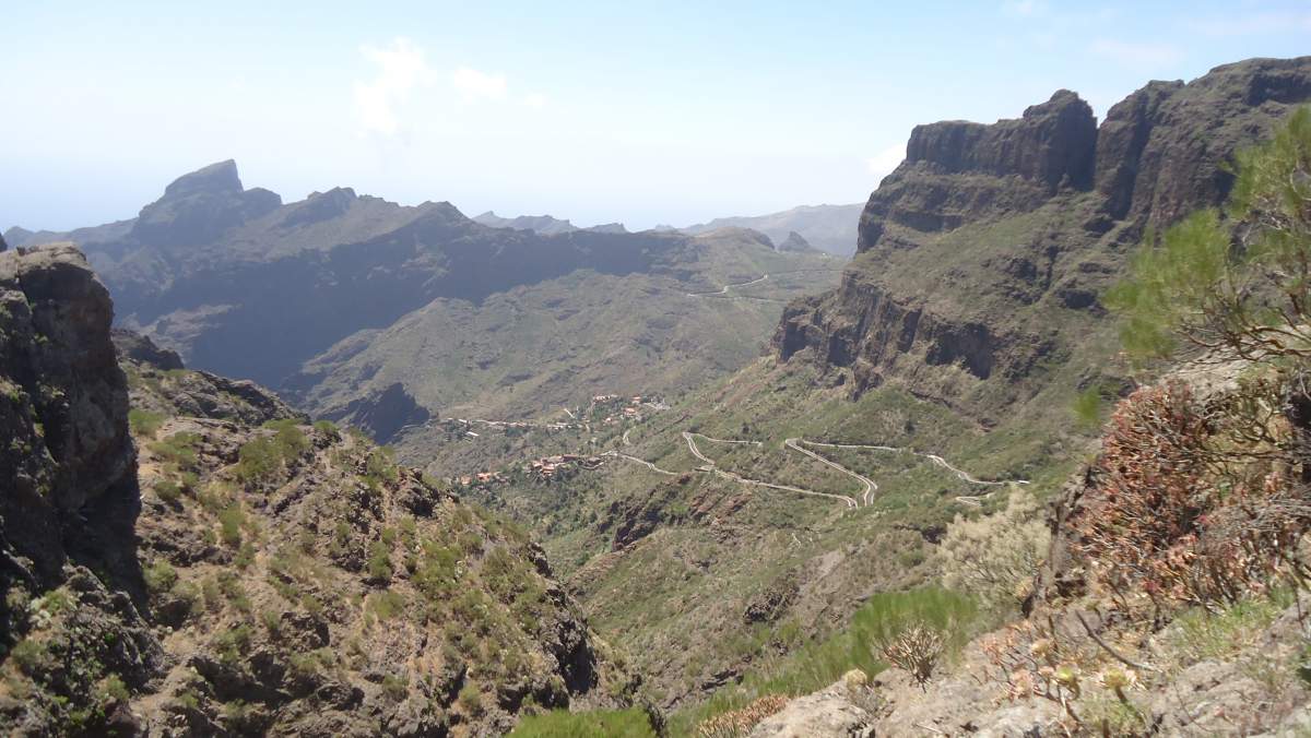masca valley tenerife - view from the road
