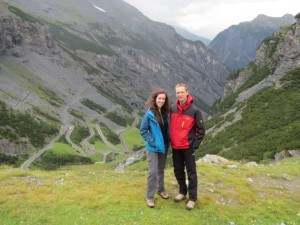 Stelvio pass - jelena and tibor