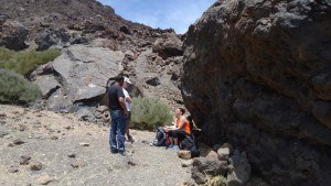 teide- second stop at lava ball