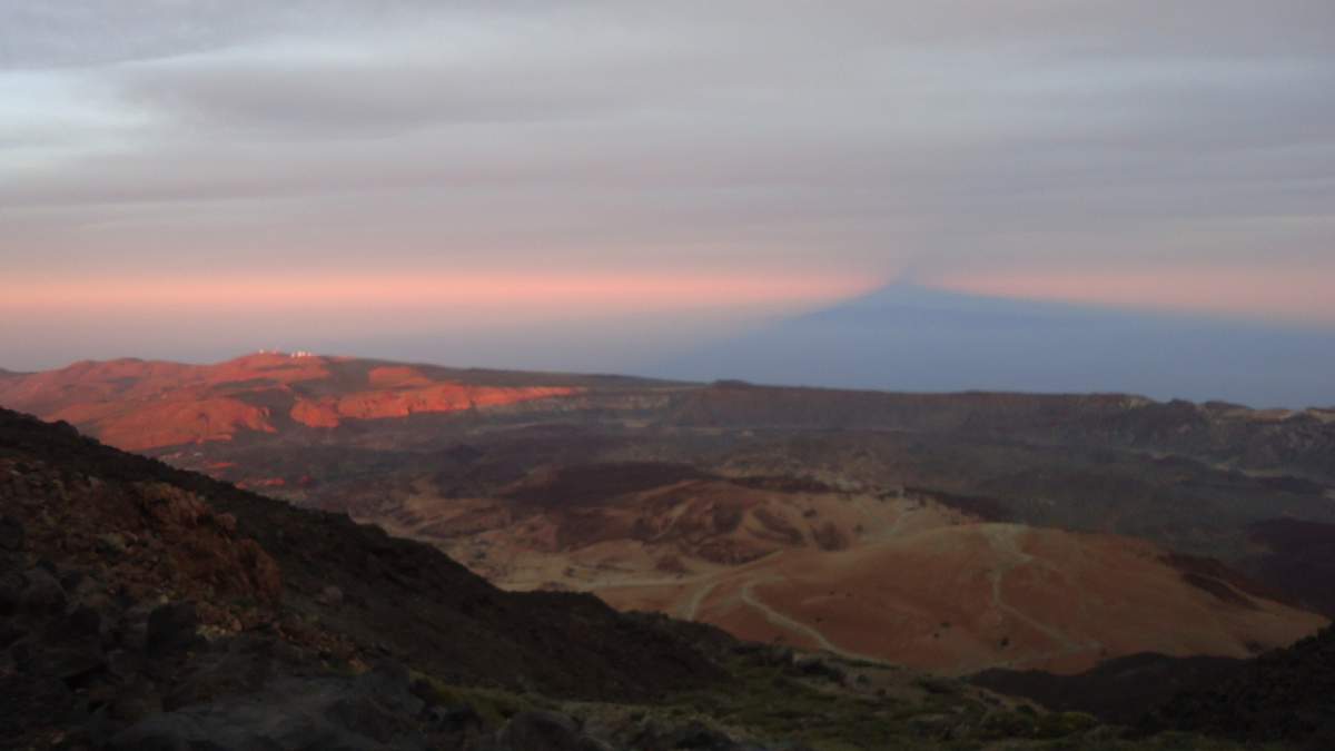 teide - shadow