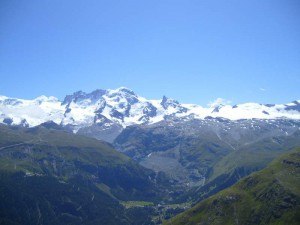 Platthorn and Mettelhorn - view toward Breithorn