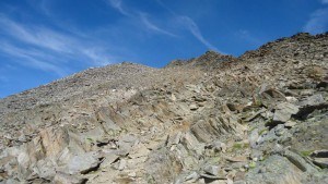 Above Brizzisee, view up.