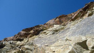 Feratta section below Ramoljoch.