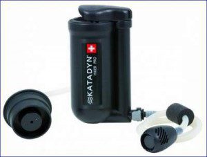 Katadyn Hiker PRO water microfilter.
