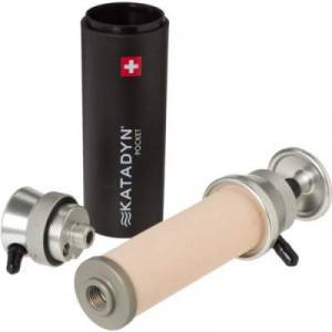 The most essential peaces of Katadyn Pocket water filter.