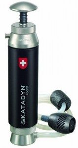 Katadyn Pocket water filter.