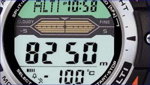 casio watch barometer altimeter