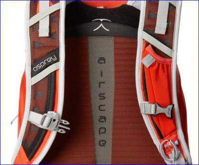 AirScape panel and shoulder straps with a mesh pocket and stow-on-the-go pole attachment system.