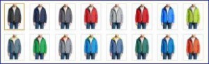 All colors of Columbia men watertight ii front zip hooded rain jacket.