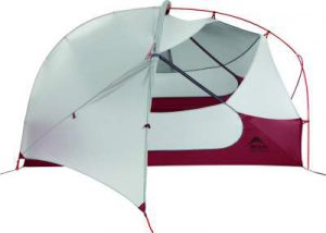 Adjustable rain fly with roll-up vestibule and stargazer view.