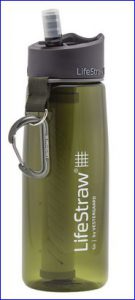 New LifeStraw Go Water Bottle filter in one out of 5 colors.