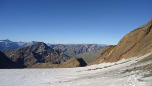 View back on the glacier section.