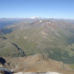 Monte Sobretta seen from the summit of Pizzo Tresero.