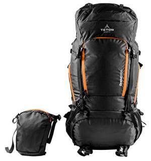 Teton Sports Grand 5500 with its front pocket detached.