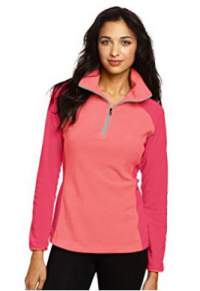 columbia half zip fleece womens