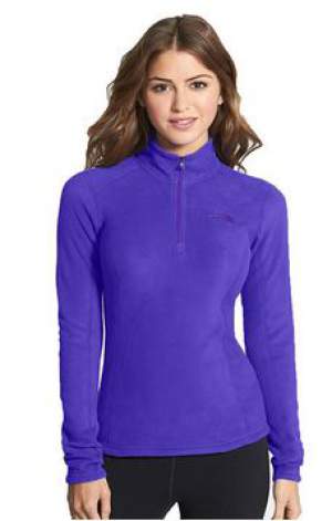 Check on Amazon. The North Face Womens Glacier 1/4 Zip.