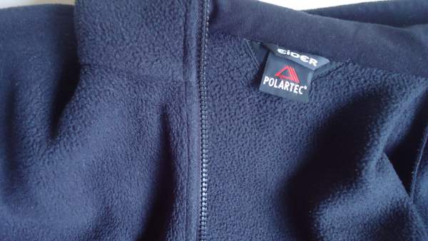 My own Polartec fleece jacket - very pleasant, the same structure outside and inside.