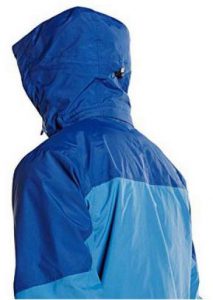 The hood, completely adjustable and removable.