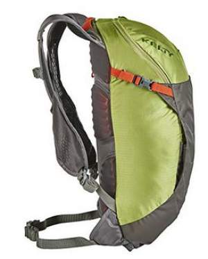 Kelty Riot 15 pack - side view. No side pockets available here.