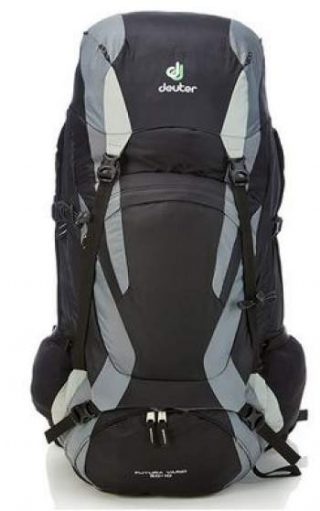 Deuter Futura Vario 50 + 10 with a floating lid.