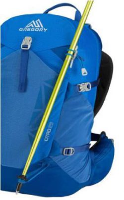 Attachment for trekking poles and an ice axe.