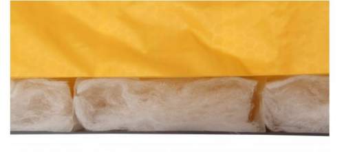 Laminated 60 g/m² Texpedloft Microfibre insulation.