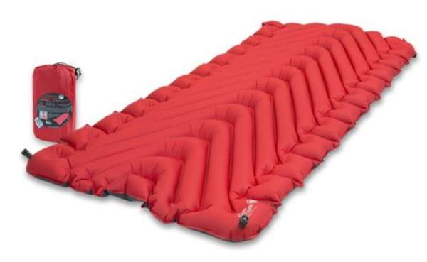 Klymit Static V Luxe Insulated Sleeping Pad.