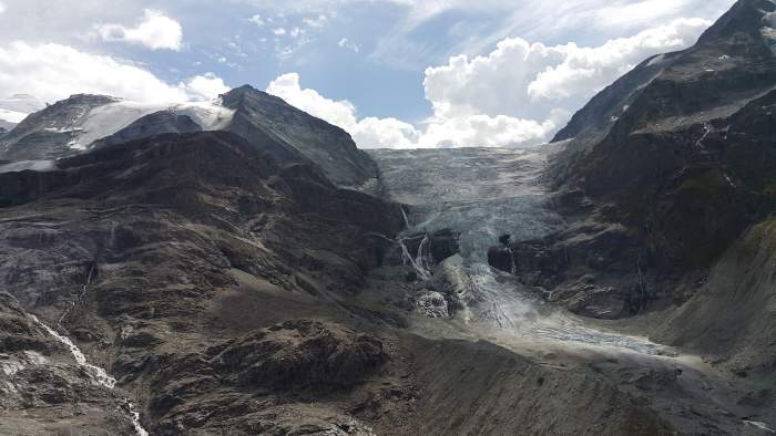 The end of the Brunegg glacier.