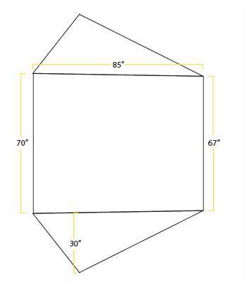 Sweet Suite 3 Tent dimensions and the floor plan.