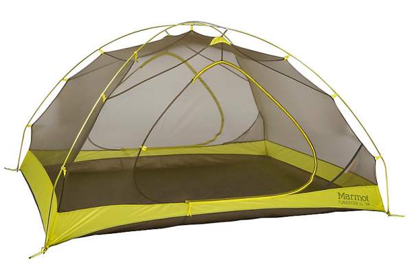 Marmot Tungsten UL 3P Backpacking Tent shown without the fly.