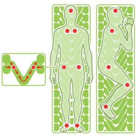 Body Mapping for an optimal support.