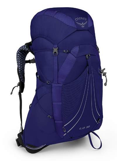 Osprey Eja 38 backpack for women - front view.