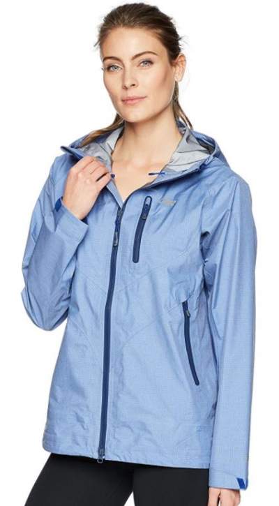 Outdoor Research Optimizer jacket for women.