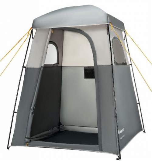 Instant 2-Room Shower/Utility Shelter W/ 5-Gal Solar-Heated Shower Privacy Tent 