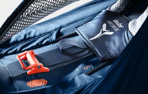 Vari Slide torso length adjustment system.