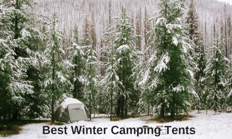 Best winter camping tents - a tent in the woods.