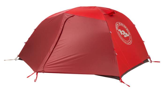 Big Agnes Copper Spur HV2 Expedition Tent with the closed fly.