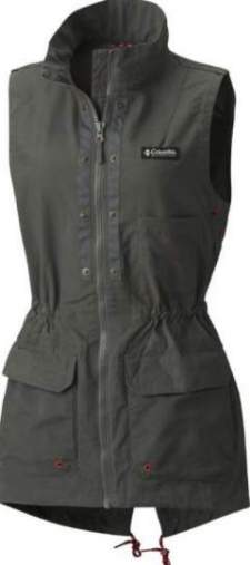 The sleeveless anorak-style vest.