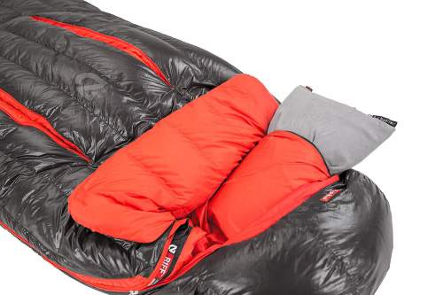 Three features - the blanket fold, the thermo gills, and the pillow pocket in the hood.
